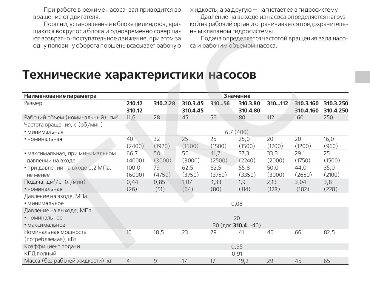 64 характеристики. НПА 64 гидромотор технические характеристики. Технические характеристики гидронасоса 435фт. Характеристики гидронасоса 2p3120cpdfb. Насос НПА 64 технические характеристики.